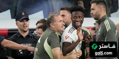 صورة كارلوس نافال يسخر من فينيسيوس في الكلاسيكو